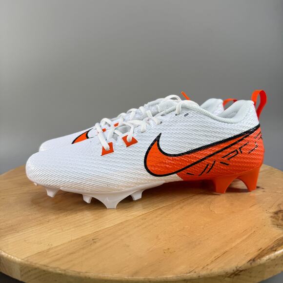 Nike Vapor Edge Speed 360 2 Men's Size 11 Football Cleats White Orange NEW - Picture 3 of 9